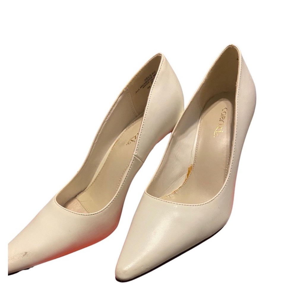 Cabrizi White high heels